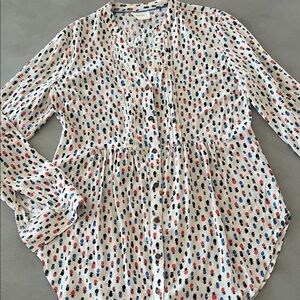 Maeve Multicolor Patterned Blouse excellent condition size 8